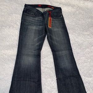 NWT X2 Quality Women’s Blue Denim Jeans Eva Curvy Size 4s Dark Wash new